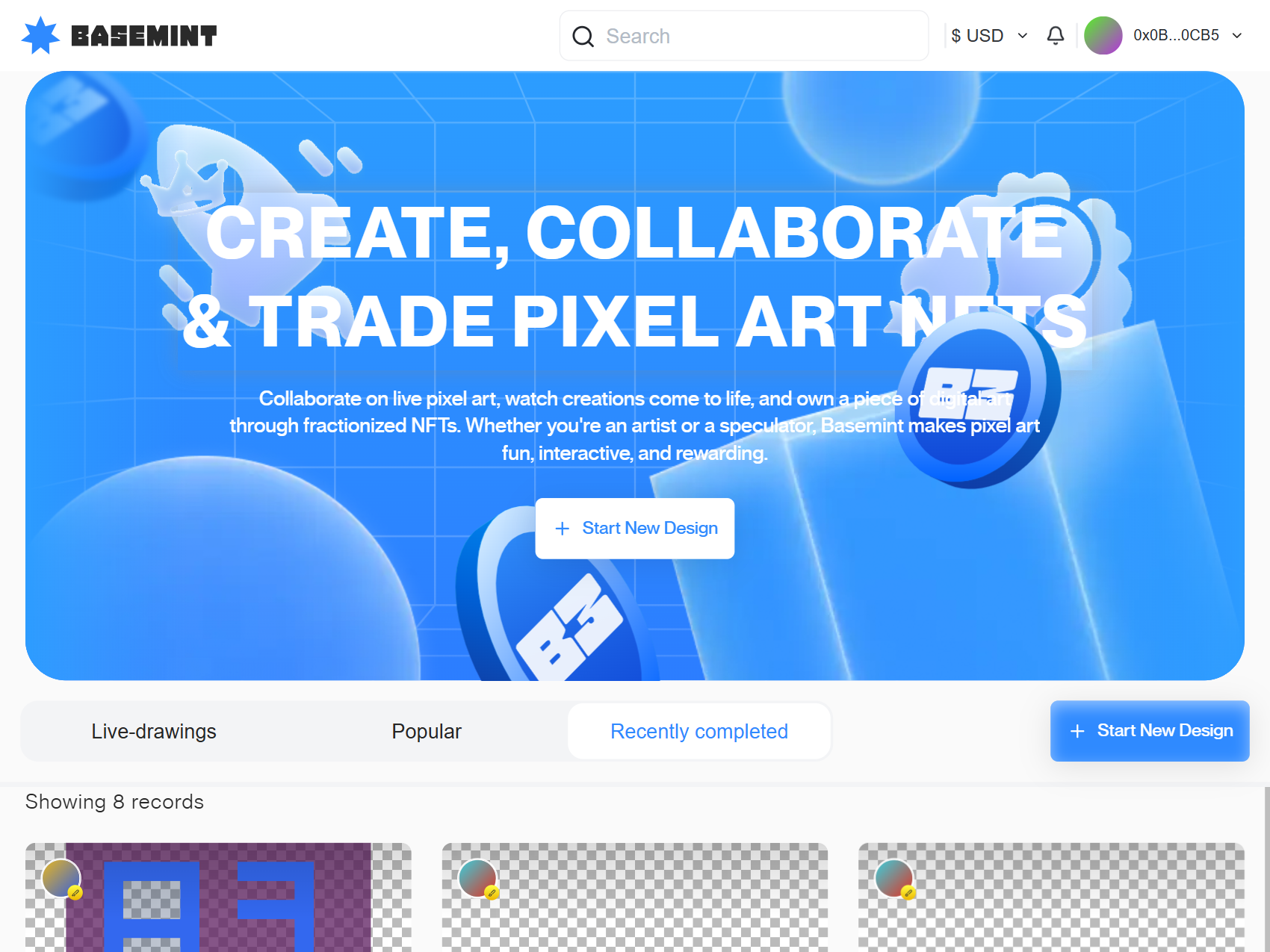 Basemint is a social hub for artists to collaborate on drawings and share them with the world.